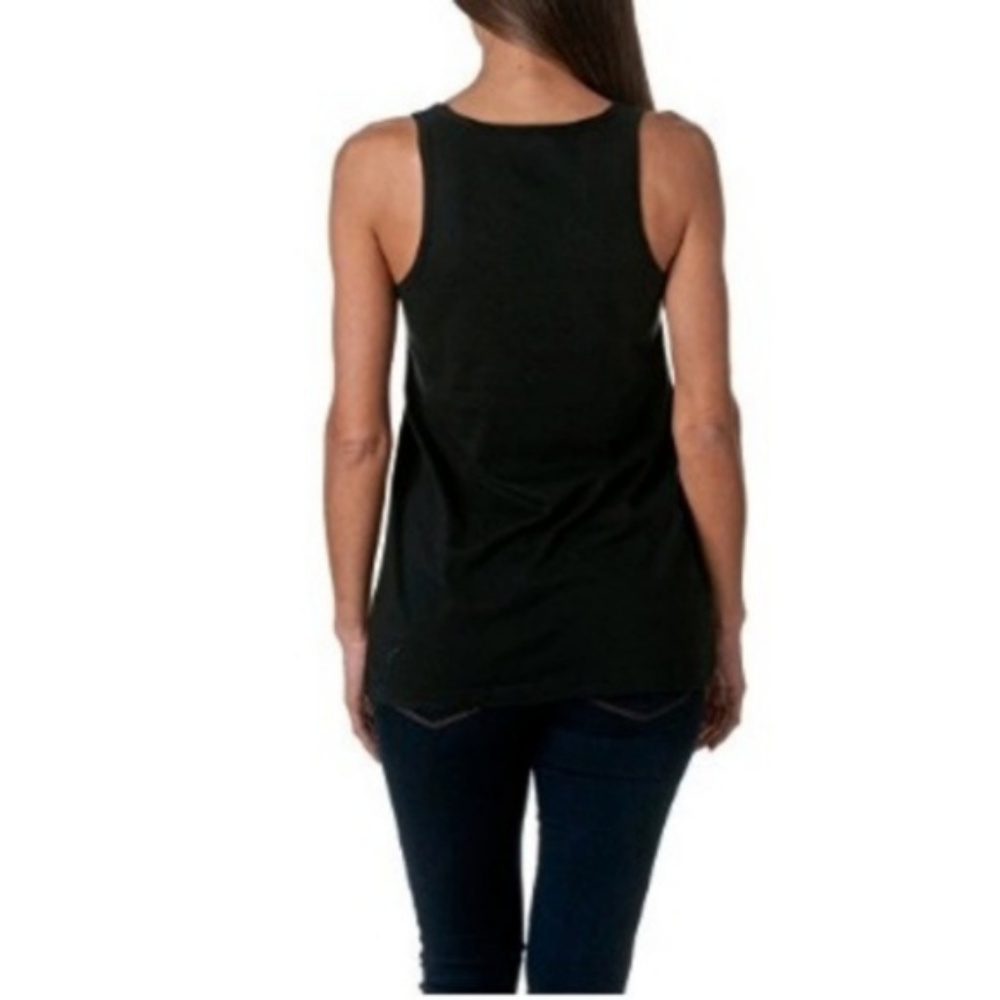 Basic White Loose Fit Jersey Tank - Picture 3 of 3